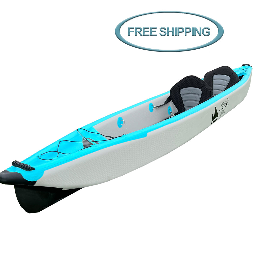 2+1 Person Inflatable Tandem Kayak 15ft