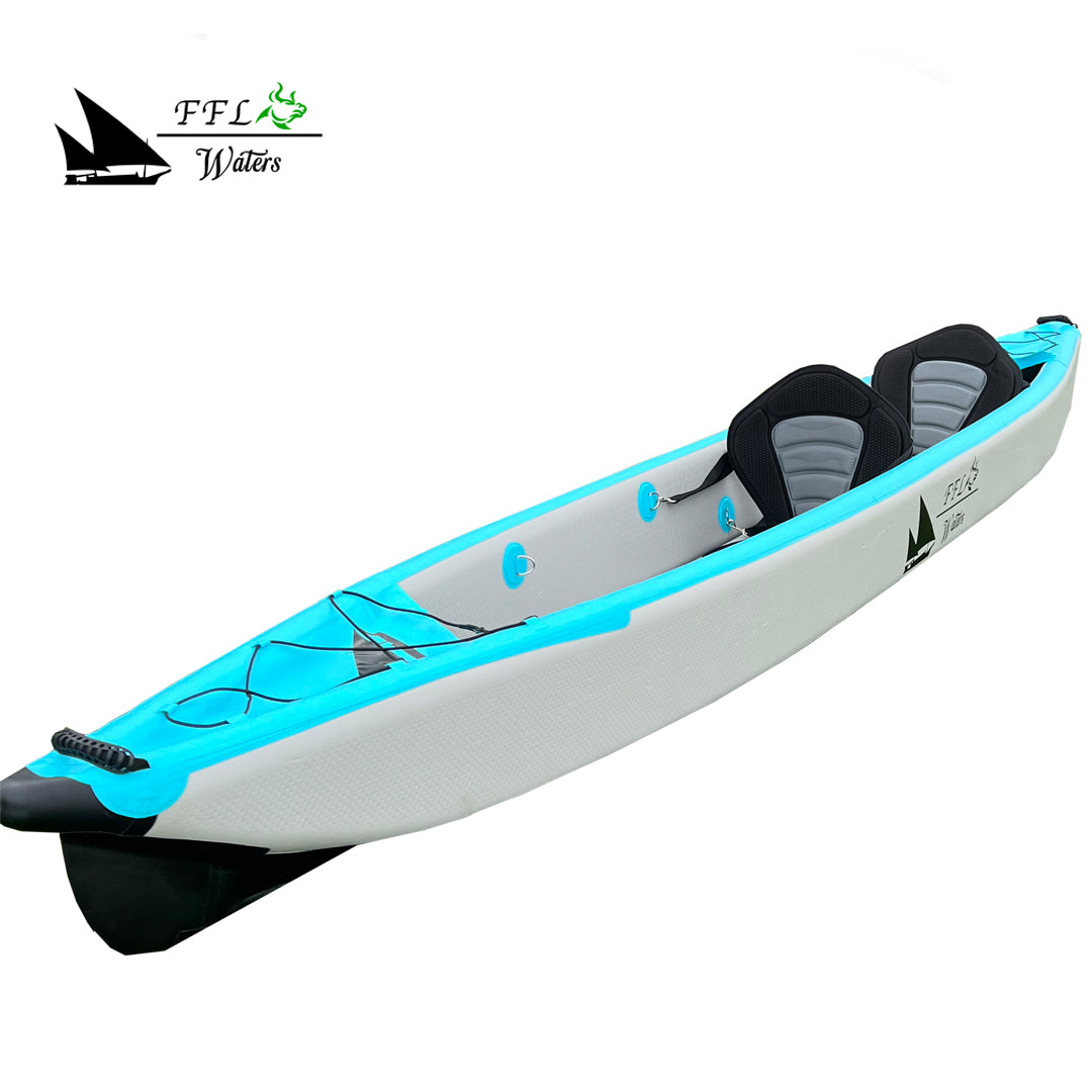 2+1 Person Inflatable Tandem Kayak 15ft