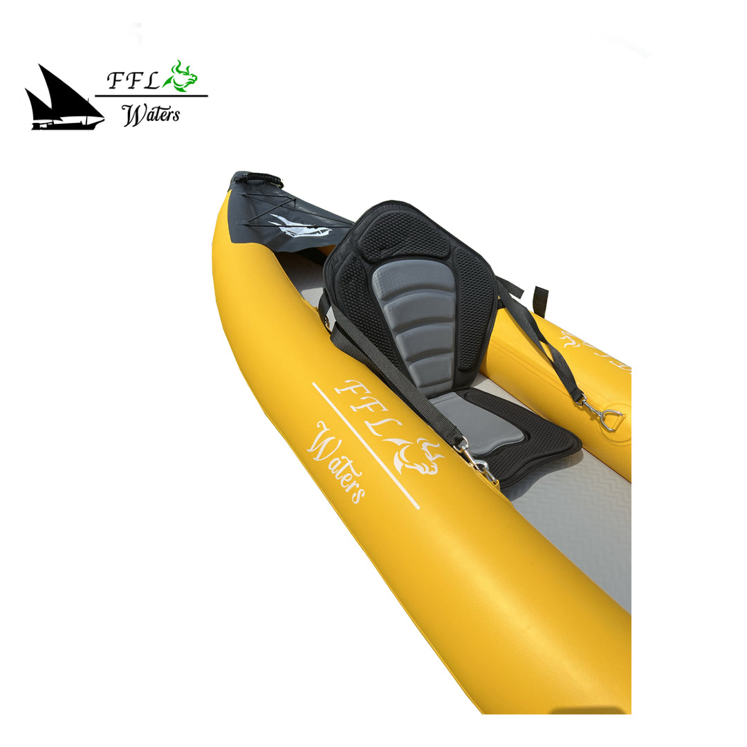 Inflatable one-person kayak