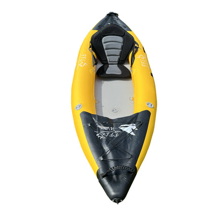 Inflatable one-person kayak